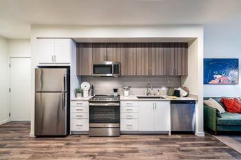 Modern, flat-panel cabinets
